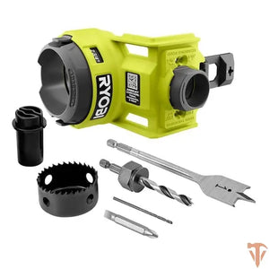 RYOBI Wood Door Lock Installation Kit with Hole Saw & Drill Bits – Open Box RYOBI