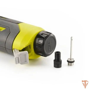 RYOBI USB Lithium Cordless Bike & Ball Pump Inflator Kit – Compact Portable Air with 2.0Ah Battery (Open Box) RYOBI