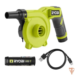 RYOBI USB Lithium Cordless High Volume Inflator Kit RYOBI