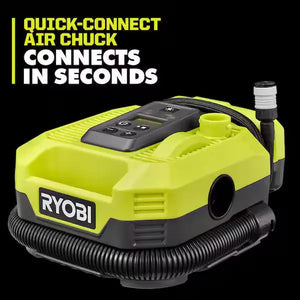 RYOBI ONE+ 18V Cordless Dual Function Inflator/Deflator(Tool Only) RYOBI