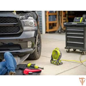 RYOBI ONE+ 18V Cordless Hybrid WHISPER SERIES 7-1/2 in. Fan (Tool Only) – Open Box, Barely Used RYOBI