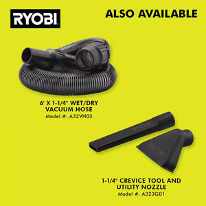 Ryobi PCL734B ONE+ 18V LINK Cordless 3 Gal. Wet/Dry Vacuum Tool Only