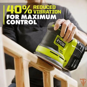 RYOBI ONE+ 18V Cordless 5 in. Random Orbit Sander Tool Only Open Box RYOBI