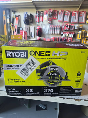 RYOBI PBLCS302B ONE+ HP 18V Brushless Cordless 7-1/4 in. Circular Saw (Tool Only) - New | #condition_new