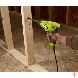 RYOBI 5.5 Amp Corded 3/8 in. Variable Speed Compact Drill/Driver with Bag – Open Box, Barely Used RYOBI