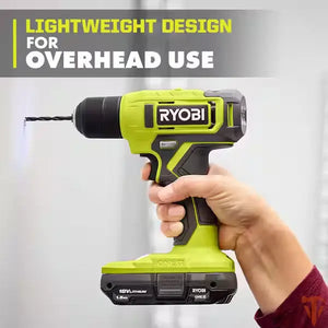 RYOBI ONE+ 18V Cordless 3/8 in. Drill/Driver Kit with 1.5 Ah Battery and Charger Open Box RYOBI