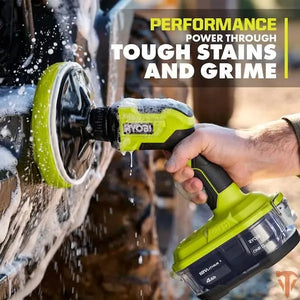 RYOBI ONE+ 18V Cordless VORTEX Power Scrubber – Tool Only – Open Box RYOBI