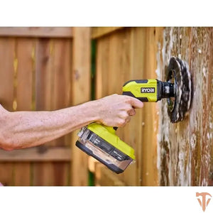 RYOBI ONE+ 18V Cordless VORTEX Power Scrubber – Tool Only – Open Box RYOBI