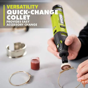 RYOBI USB Lithium Rotary Tool Kit with 2.0 Ah USB Lithium Battery and Charging Cable – Open Box, Barely Used RYOBI