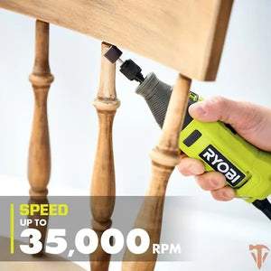 RYOBI 1.2 Amp Corded Rotary Tool – Precision Detailing & Craft Control (Open Box) RYOBI