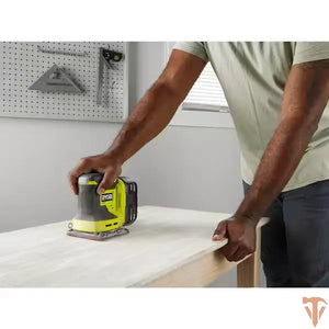 RYOBI ONE+ 18V Cordless 1/4 Sheet Sander – Smooth Finish Control (Tool Only, Open Box) RYOBI