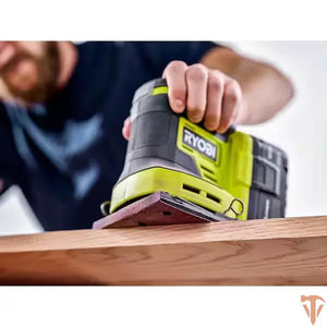 RYOBI ONE+ 18V Cordless 1/4 Sheet Sander – Smooth Finish Control (Tool Only, Open Box) RYOBI