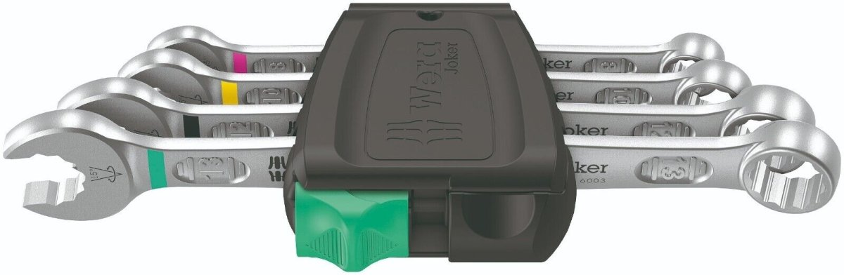 Wera 6003 Joker Combination Wrench Set 4 Pieces Metric Wera