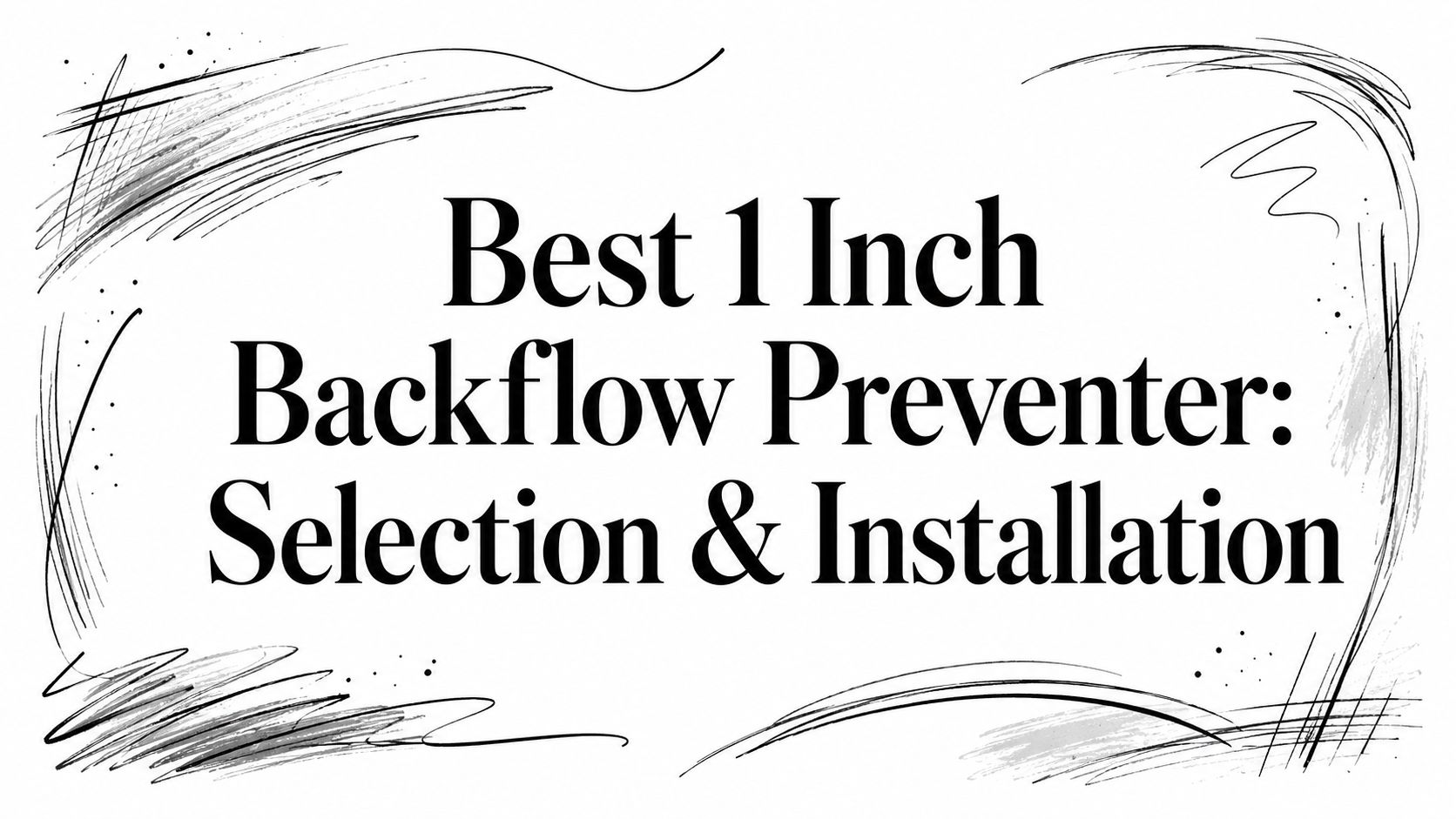 Best 1 Inch Backflow Preventer: Selection & Installation