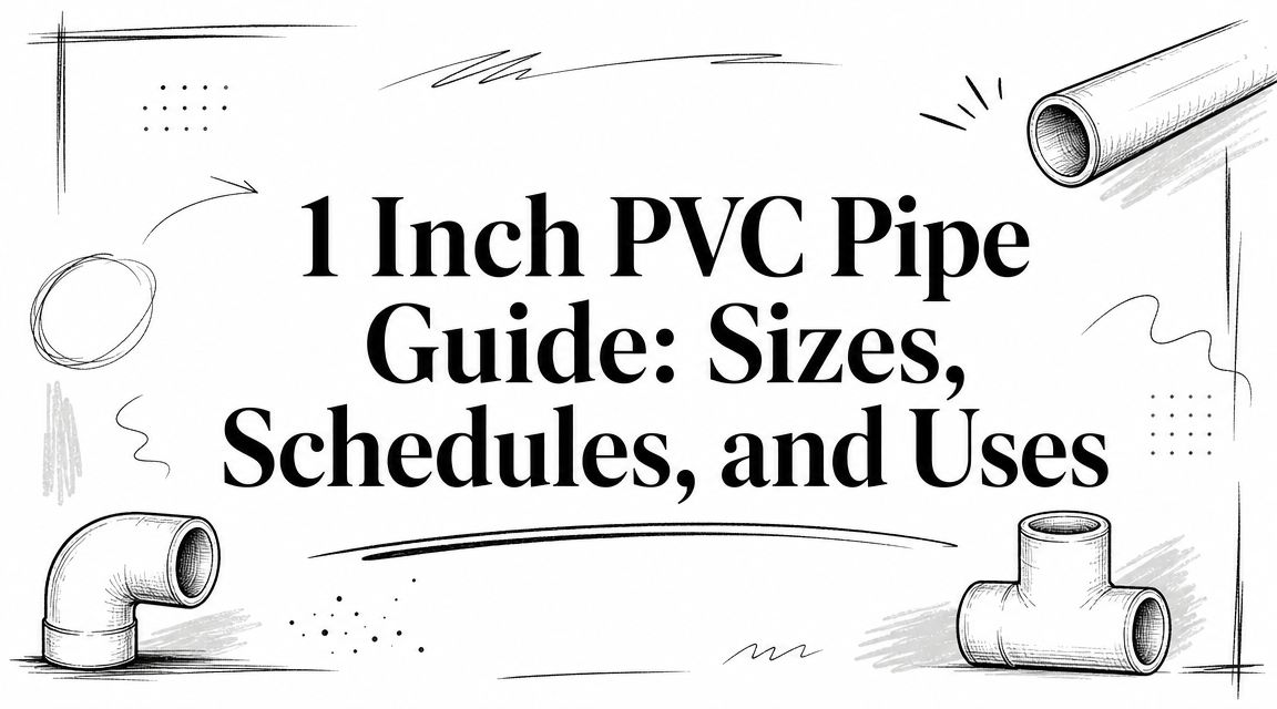 1 Inch PVC Pipe Guide: Sizes, Schedules, and Uses