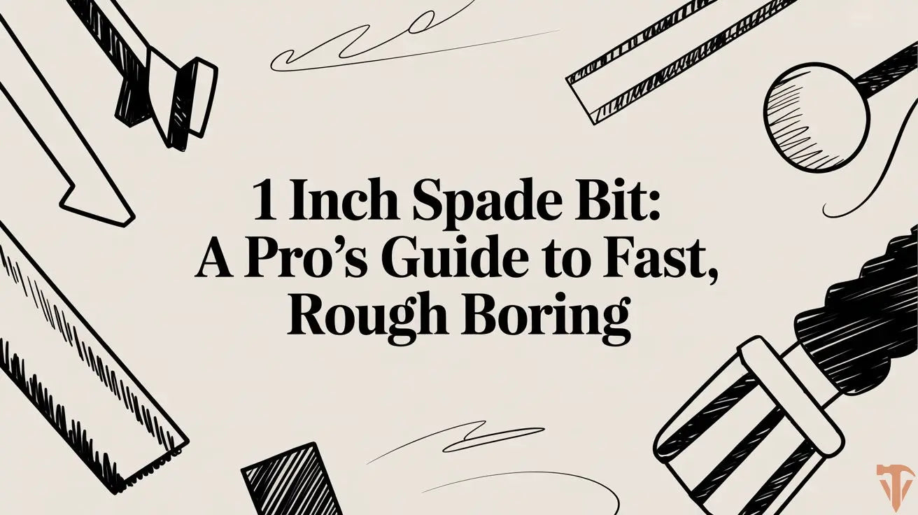1 Inch Spade Bit: A Pro's Guide to Fast, Rough Boring Value Tools Co