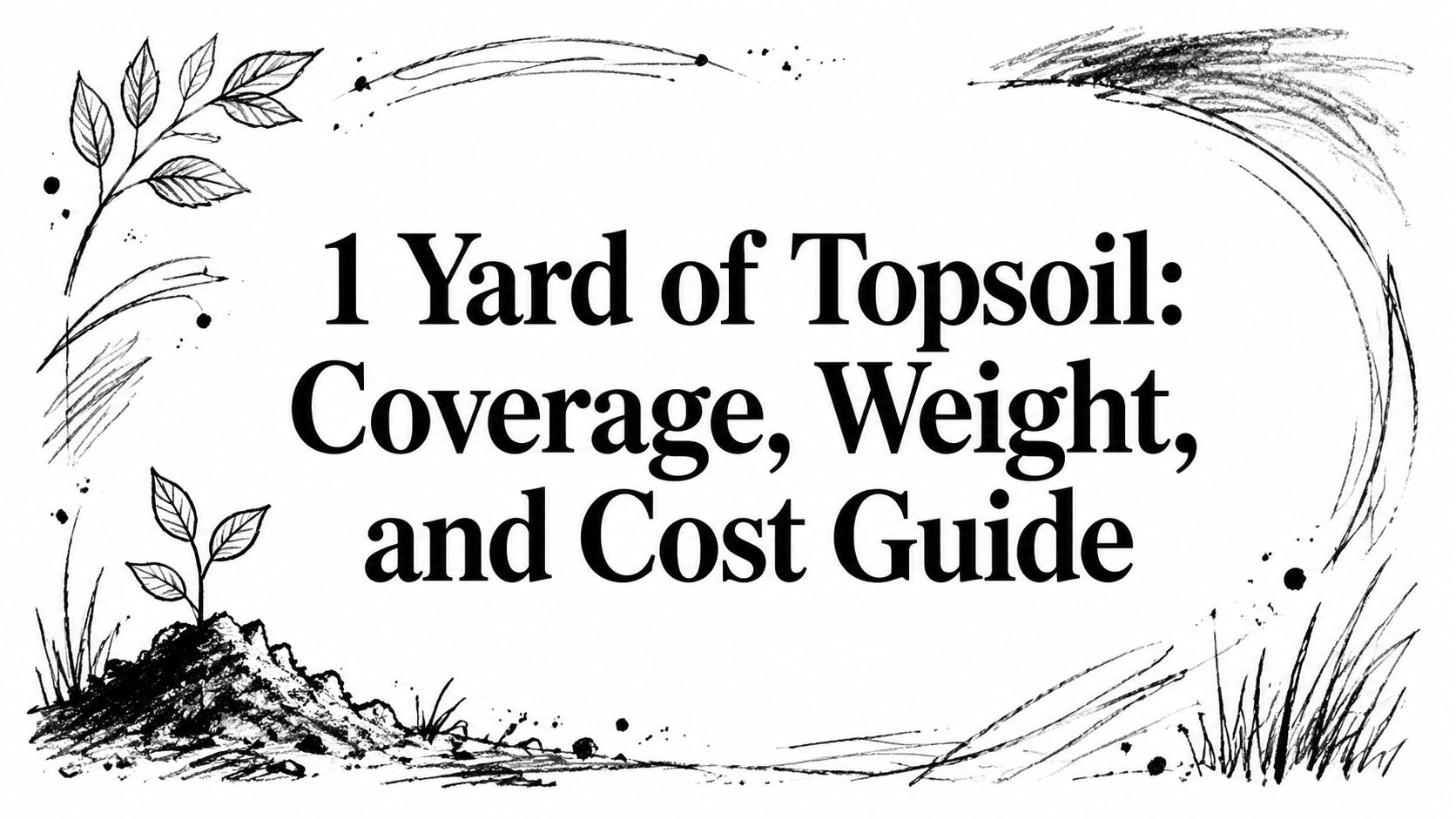 1 Yard of Topsoil: Coverage, Weight, and Cost Guide
