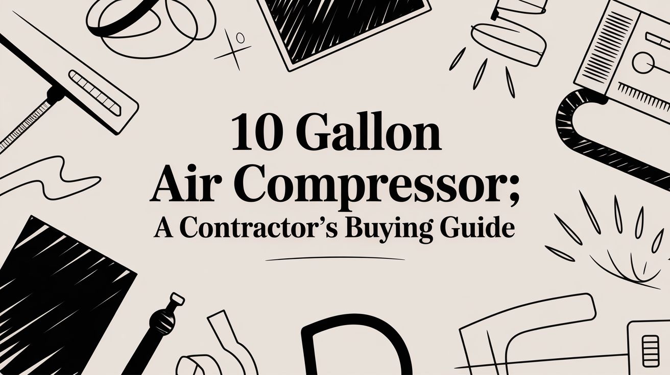 10 Gallon Air Compressor: A Contractor's Buying Guide