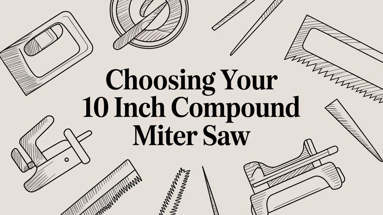 Choosing Your 10 Inch Compound Miter Saw in 2026: An Expert Guide