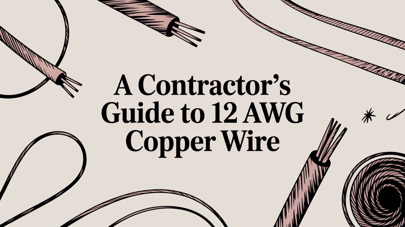 The Pro’s Field Guide to 12 AWG Copper Wire in 2026