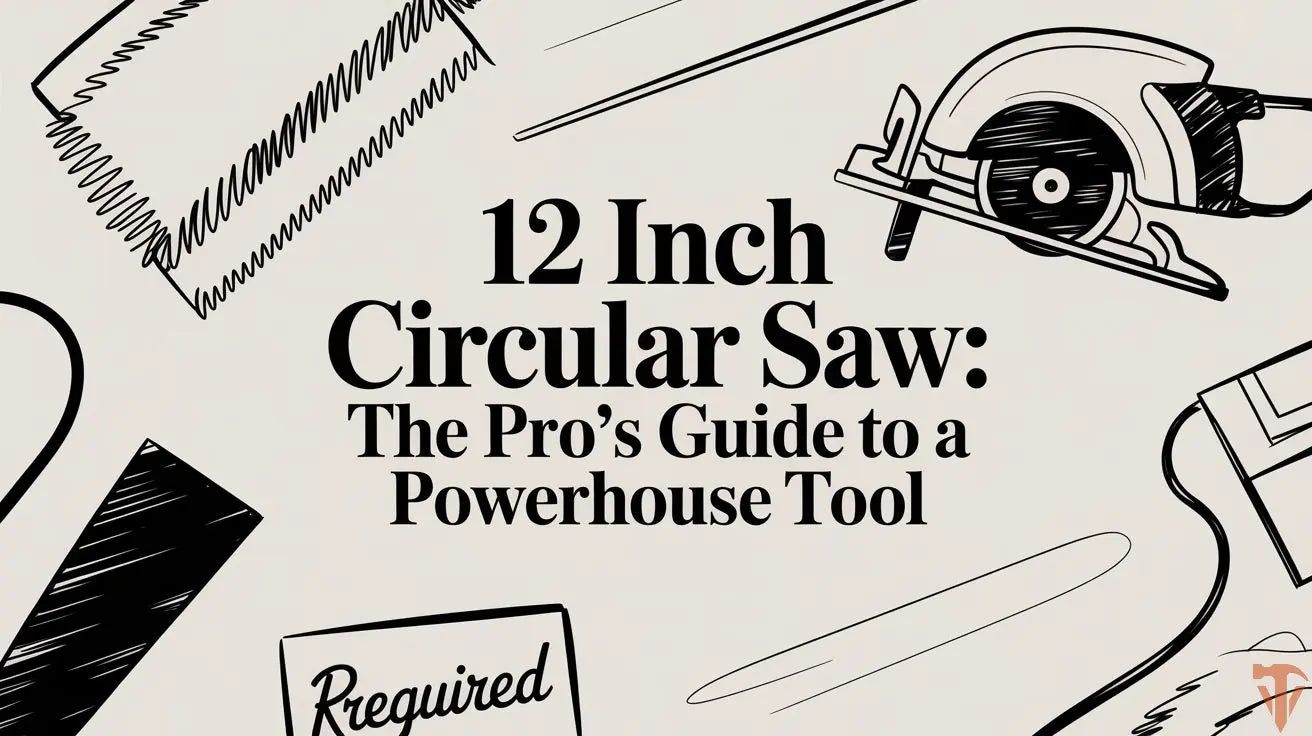 12 Inch Circular Saw: The Pro's Guide to a Powerhouse Tool Value Tools Co