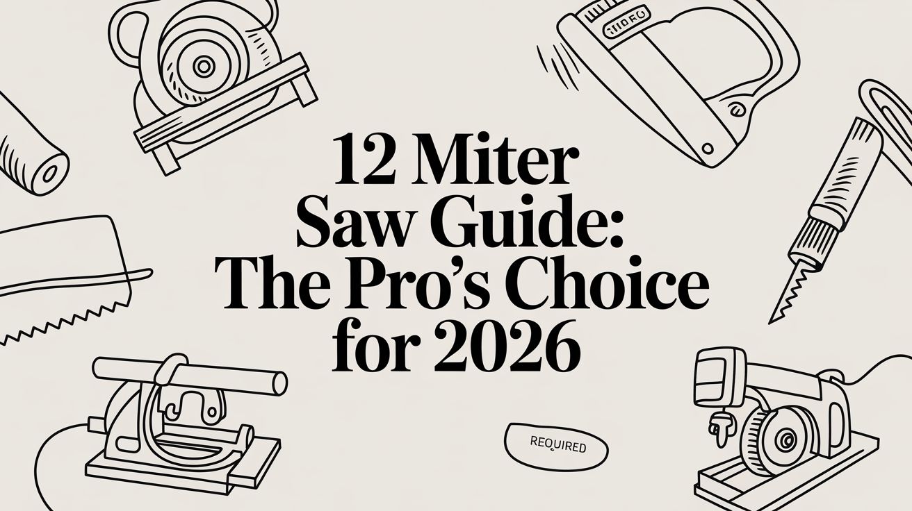 12 Miter Saw Guide: The Pro's Choice for 2026