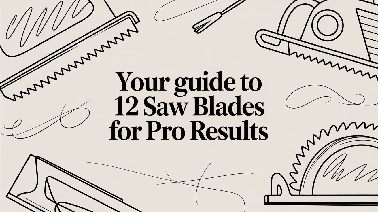 Your Expert Guide to 12-Inch Saw Blades in 2026