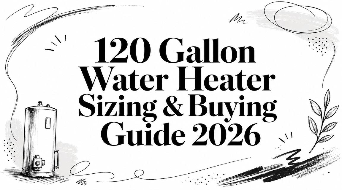 120 Gallon Water Heater Sizing & Buying Guide 2026