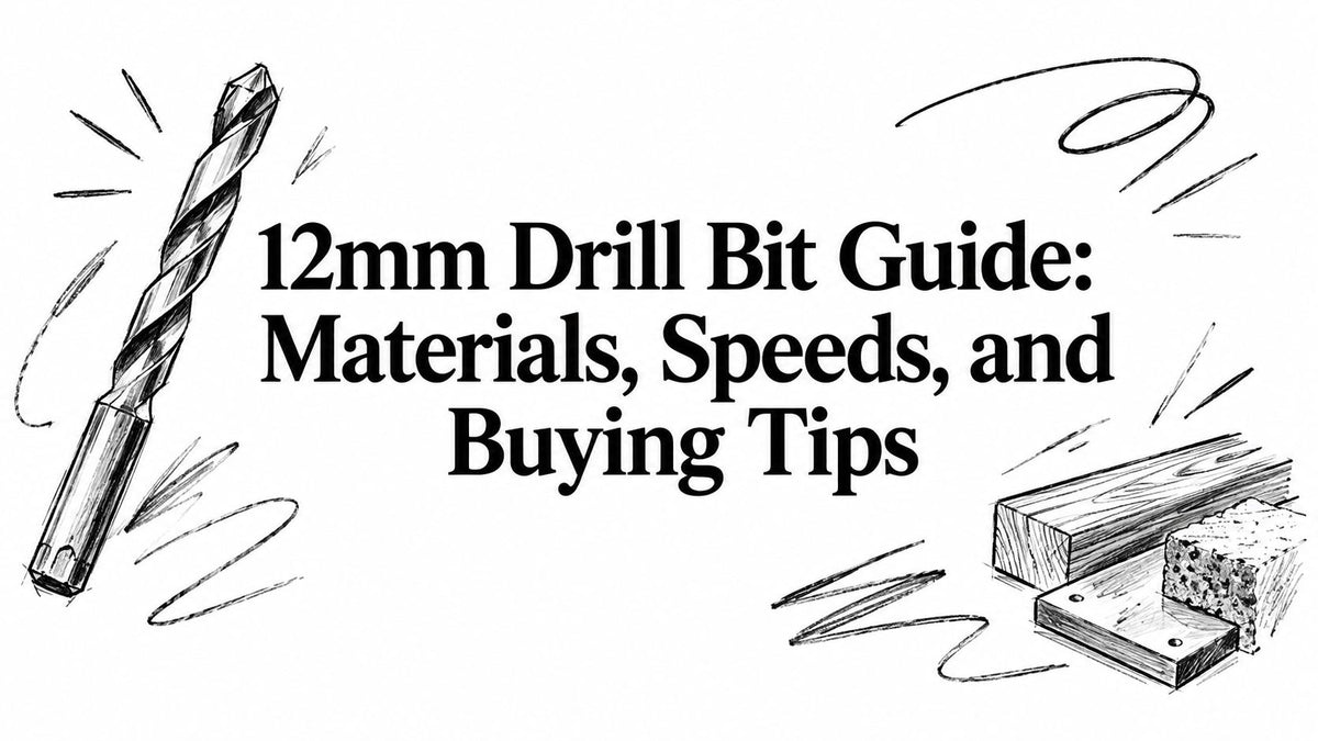 12mm Drill Bit Guide: Materials, Speeds, and Buying Tips