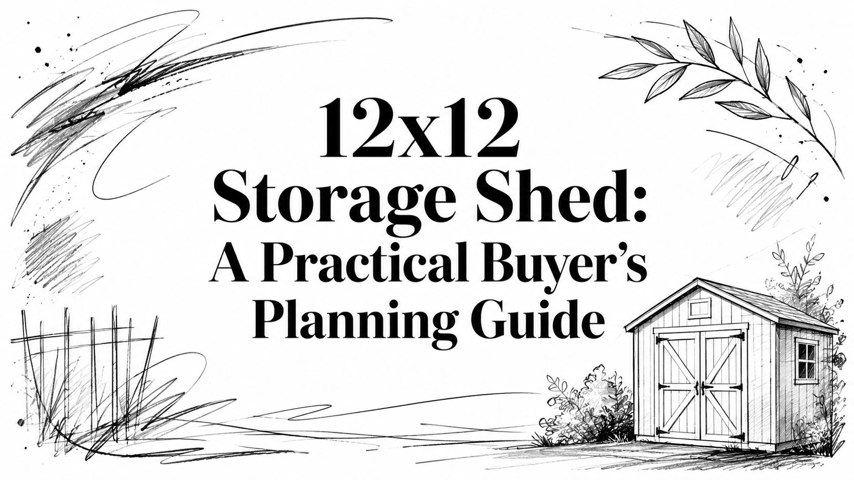 12x12 Storage Shed: A Practical Buyer's Planning Guide