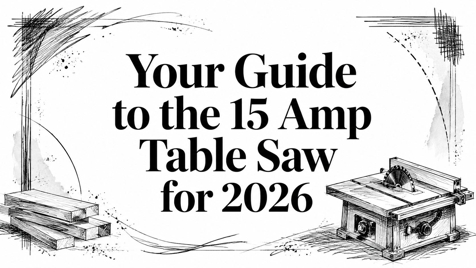 The Professional's Guide to the 15 Amp Table Saw in 2026