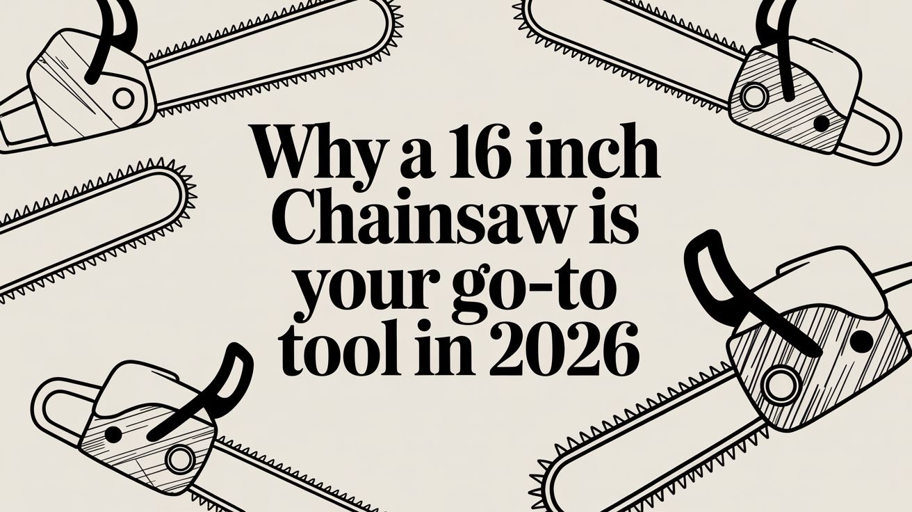 Why a 16 Inch Chainsaw Is Your Go-To Workhorse in 2026