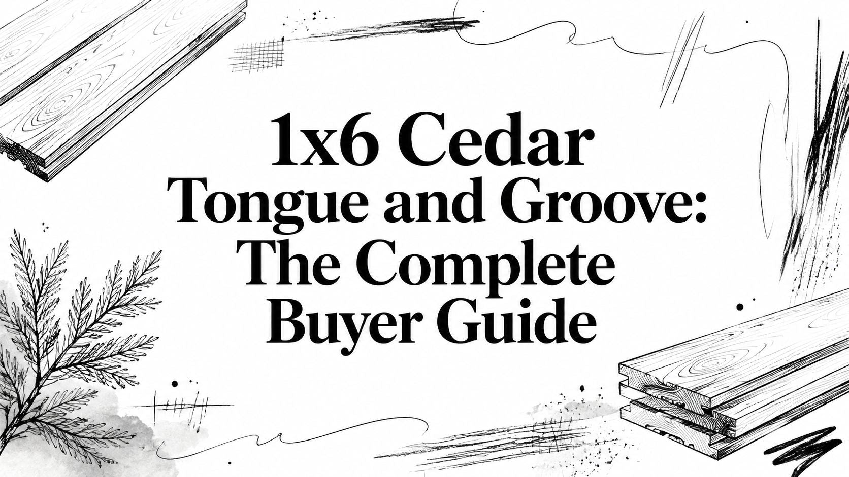 1x6 Cedar Tongue and Groove: The Complete Buyer Guide