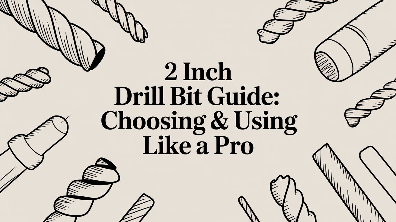 2 Inch Drill Bit Guide: Choosing & Using Like a Pro