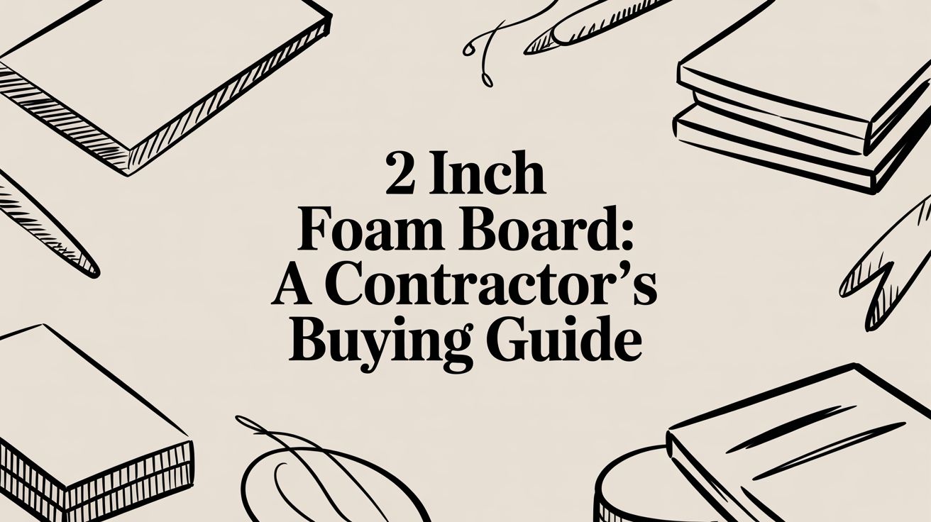 2 Inch Foam Board: A Contractor's Buying Guide