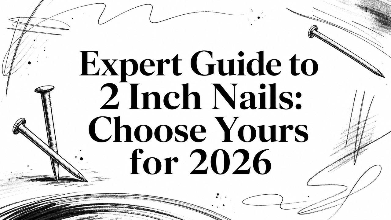 Expert Guide to 2 Inch Nails: Choose Yours for 2026