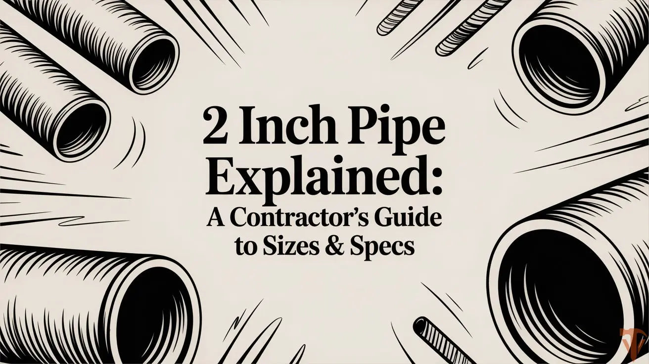 2 Inch Pipe Explained: A Contractor's Guide to Sizes & Specs Value Tools Co