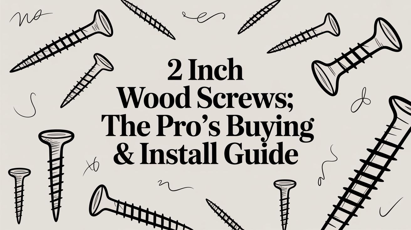 2 Inch Wood Screws: The Pro's Buying & Install Guide