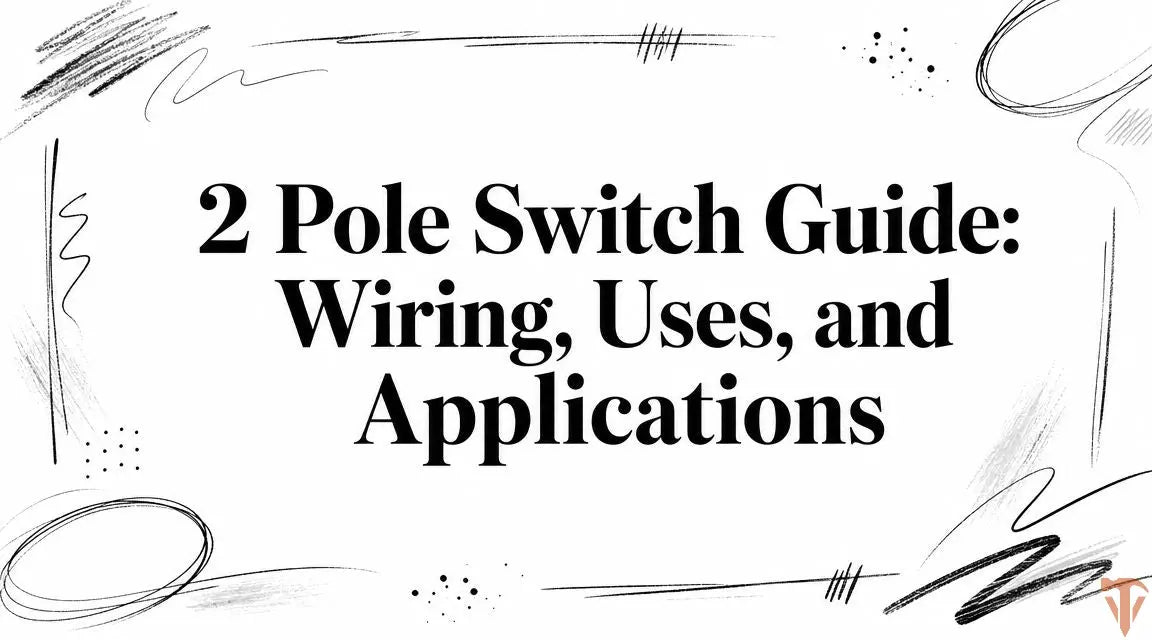2 Pole Switch Guide: Wiring, Uses, and Applications Value Tools Co