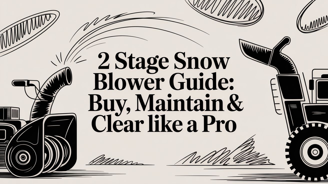 2 Stage Snow Blower Guide: Buy, Maintain & Clear Like a Pro