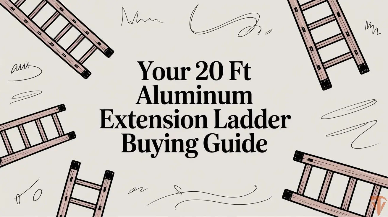 Your 20 ft Aluminum Extension Ladder Buying Guide Value Tools Co