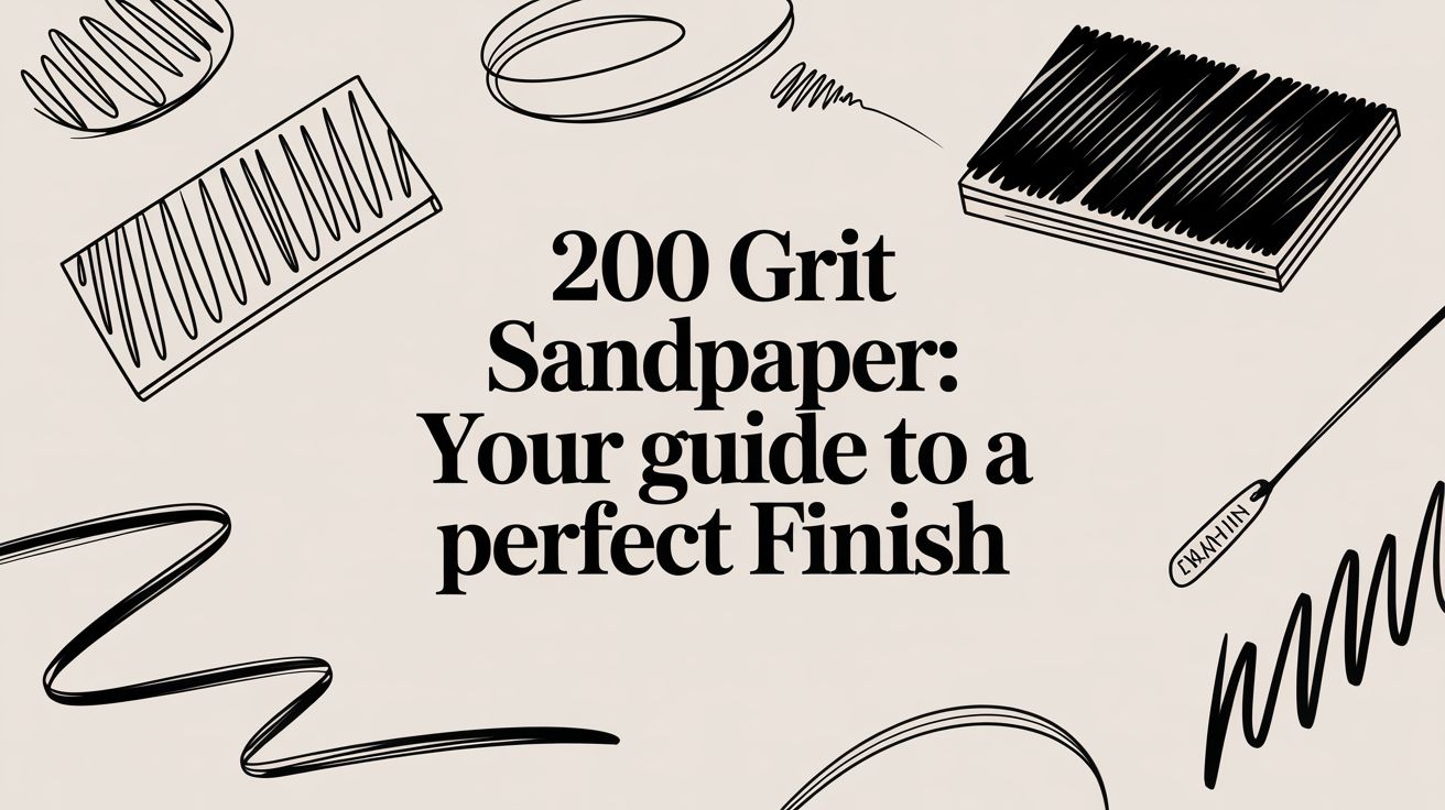 200 Grit Sandpaper: Your Guide to a Perfect Finish