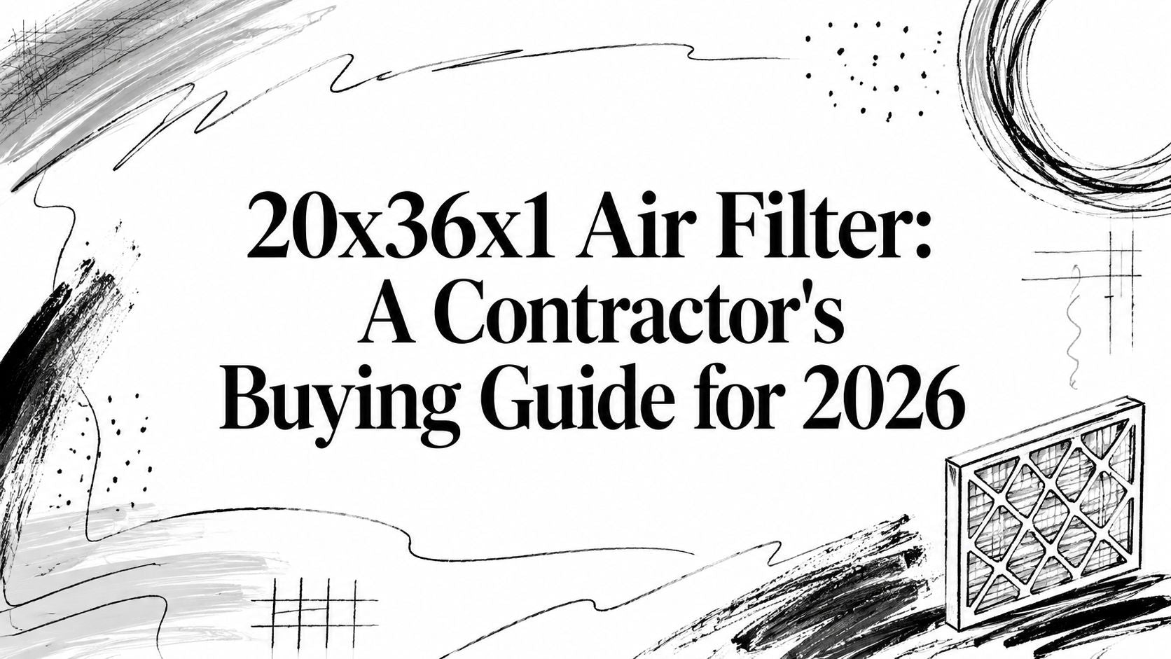 20x36x1 Air Filter: A Contractor's Buying Guide for 2026