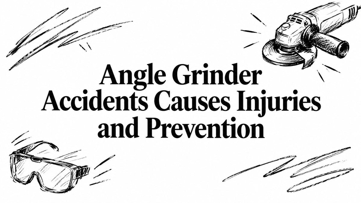 Angle Grinder Accidents Causes Injuries and Prevention