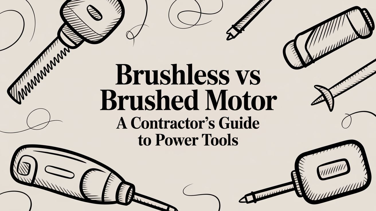 Brushless vs Brushed Motor: A Contractor's Guide to Power Tools