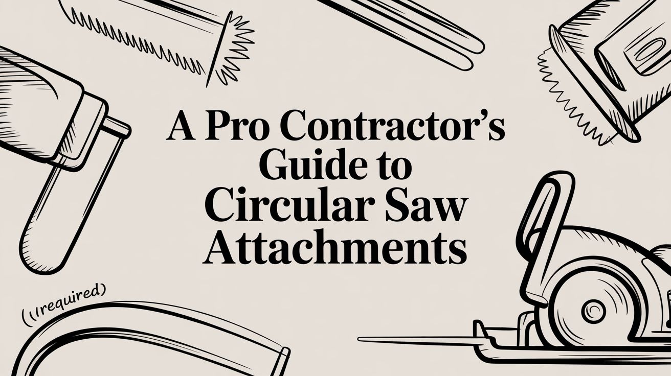 Unlock Your Saw's Potential: A Contractor's Guide to Circular Saw Attachments