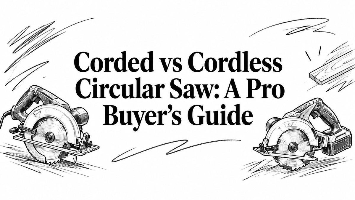 Corded vs Cordless Circular Saw: A Pro Buyer's Guide