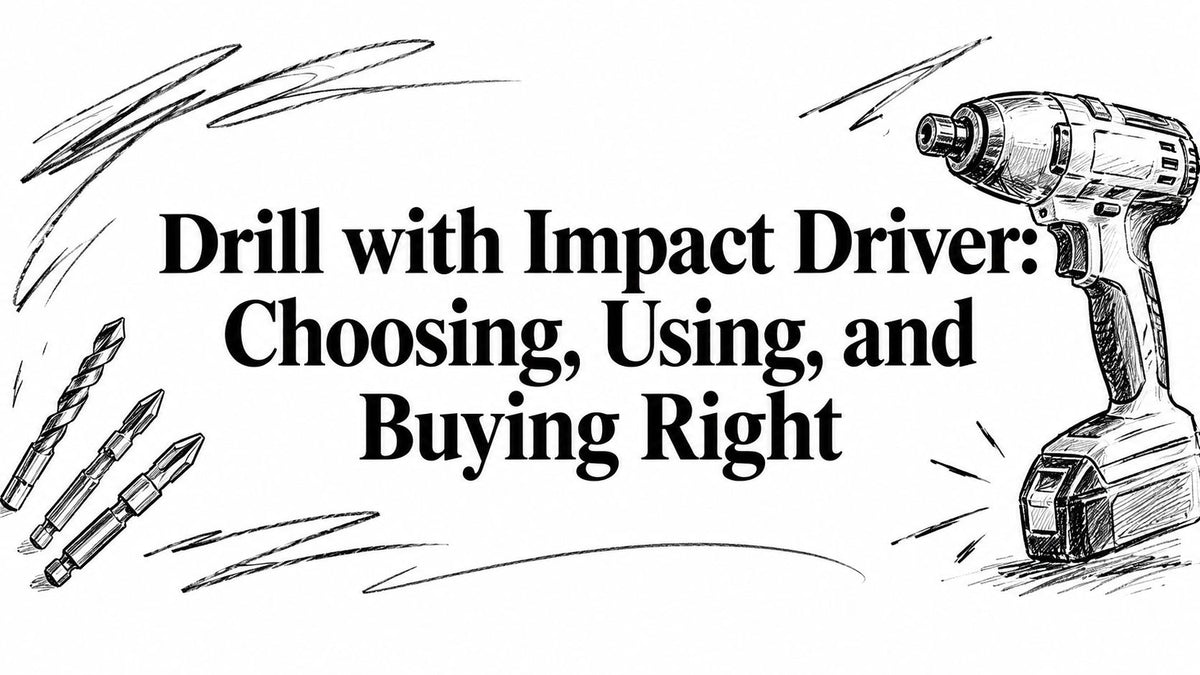 Drill with Impact Driver: Choosing, Using, and Buying Right
