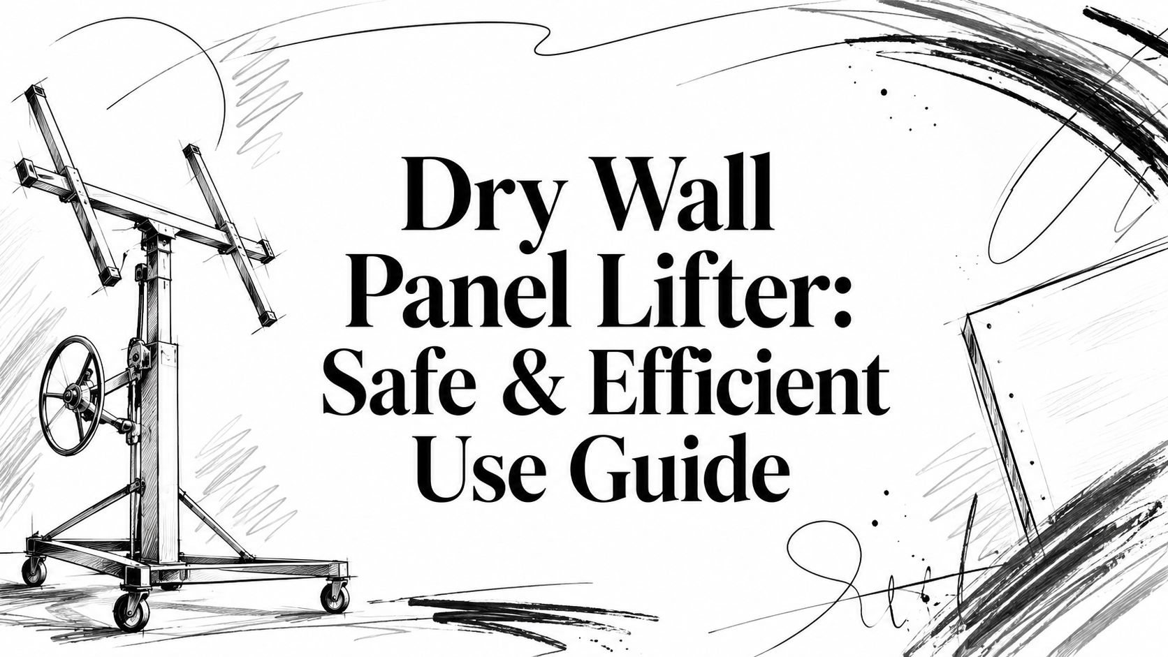 Dry Wall Panel Lifter: Safe & Efficient Use Guide