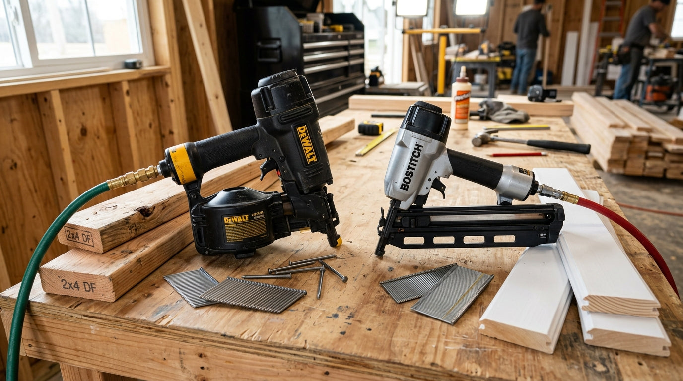Framing Nailer vs Finish Nailer: Which Tool Fits the Job - Value Tools Co